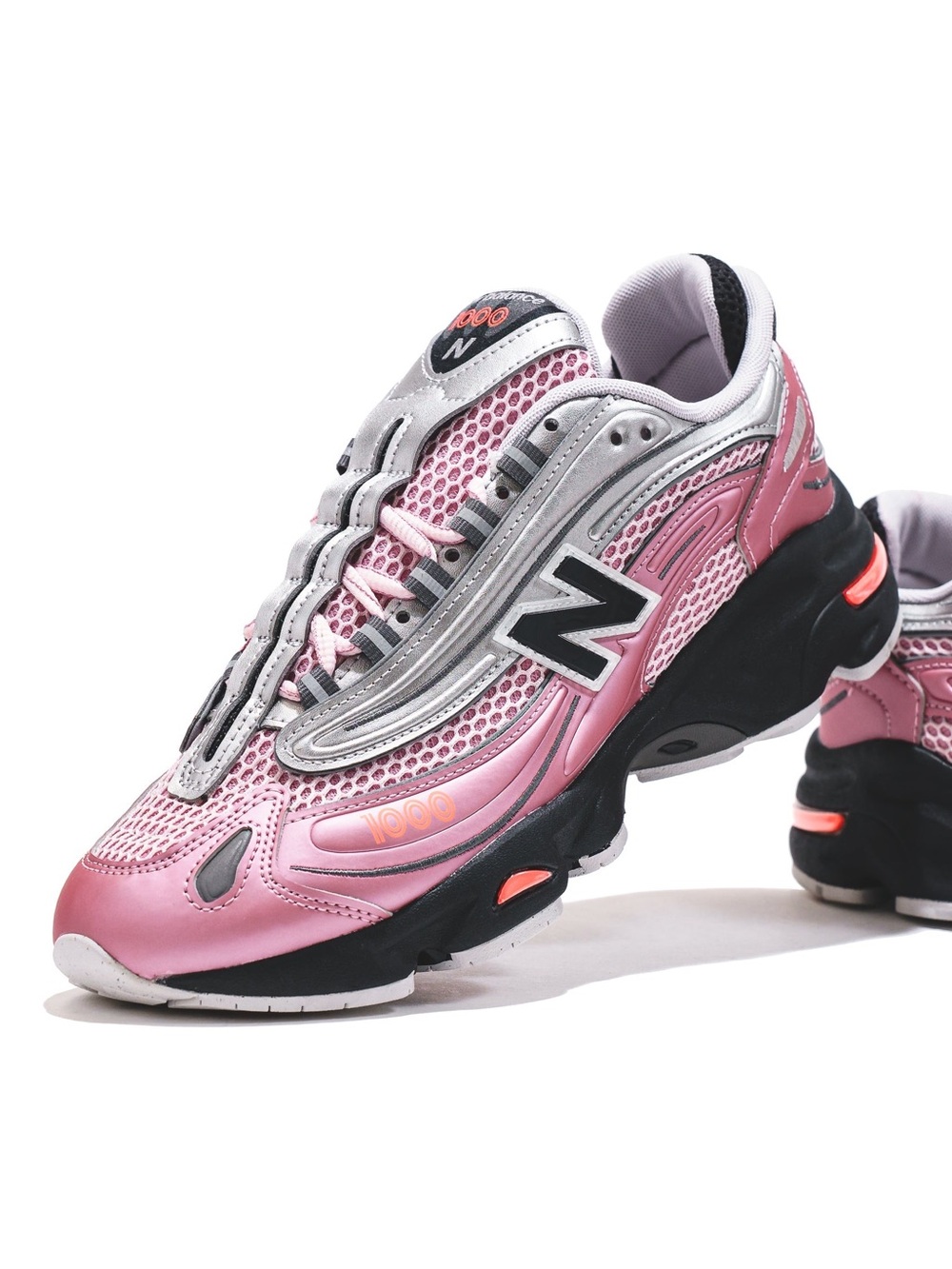 New Balance 1000 Pink Taffy Silver Metallic M1000U Women’s 12 / Men's 10.5 NEW
